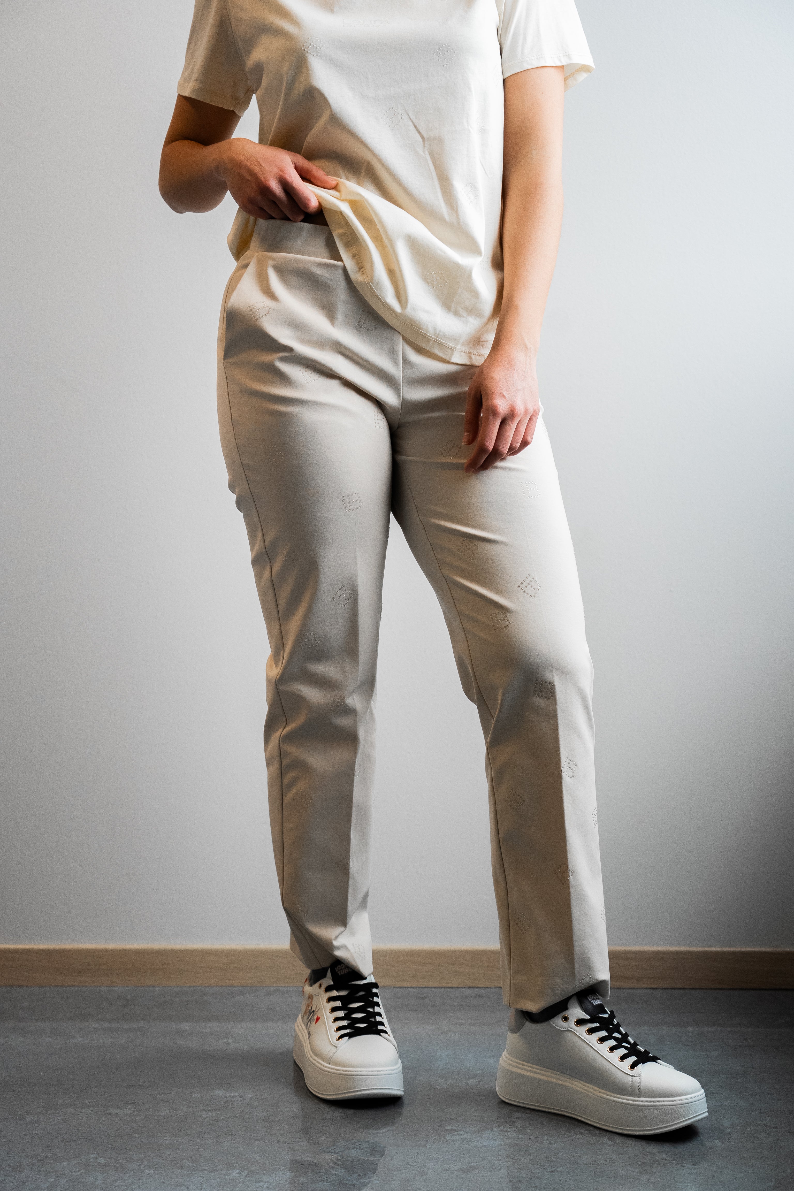 Pantalone burro Laura Biagiotti