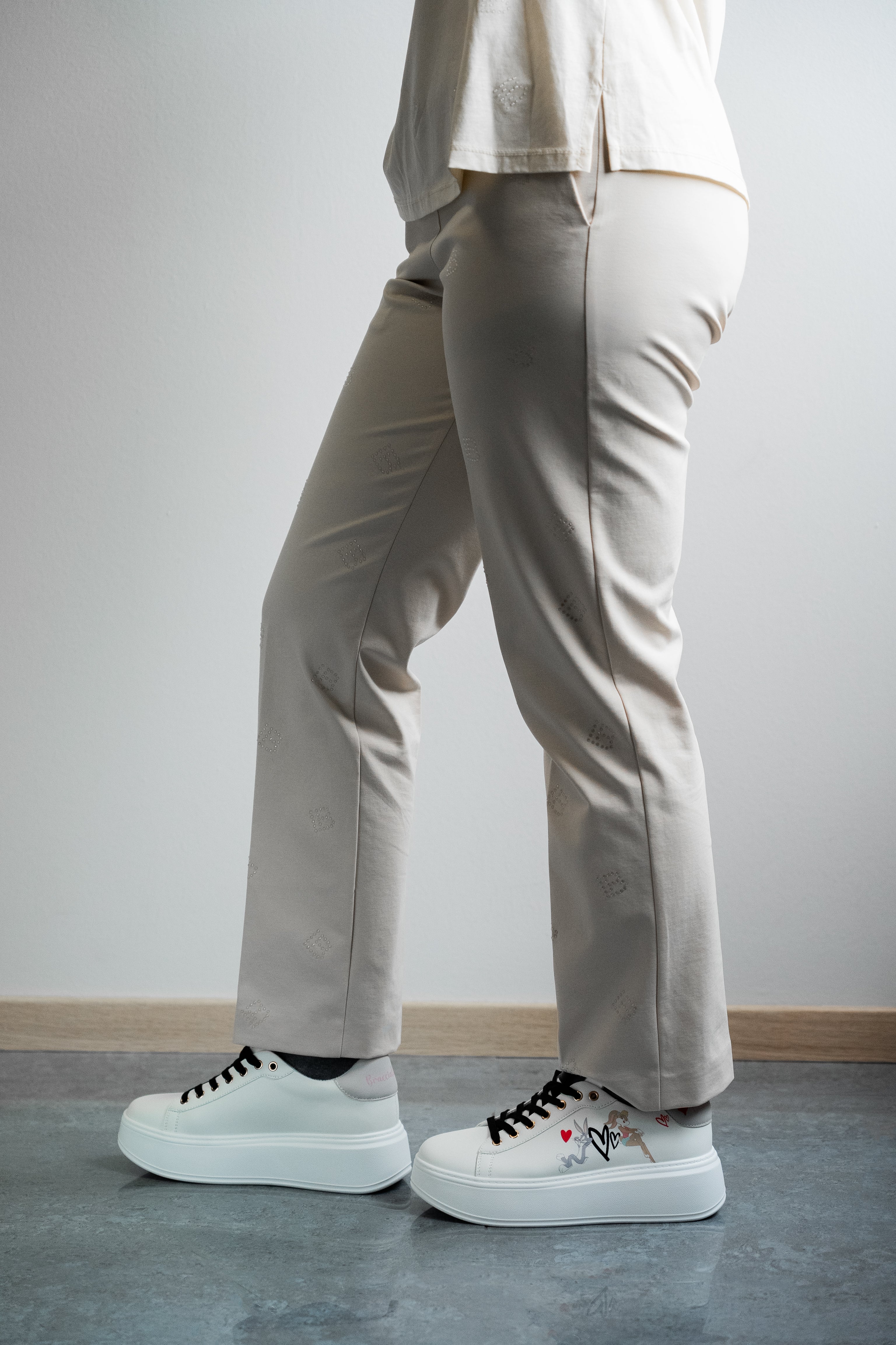 Pantalone burro Laura Biagiotti