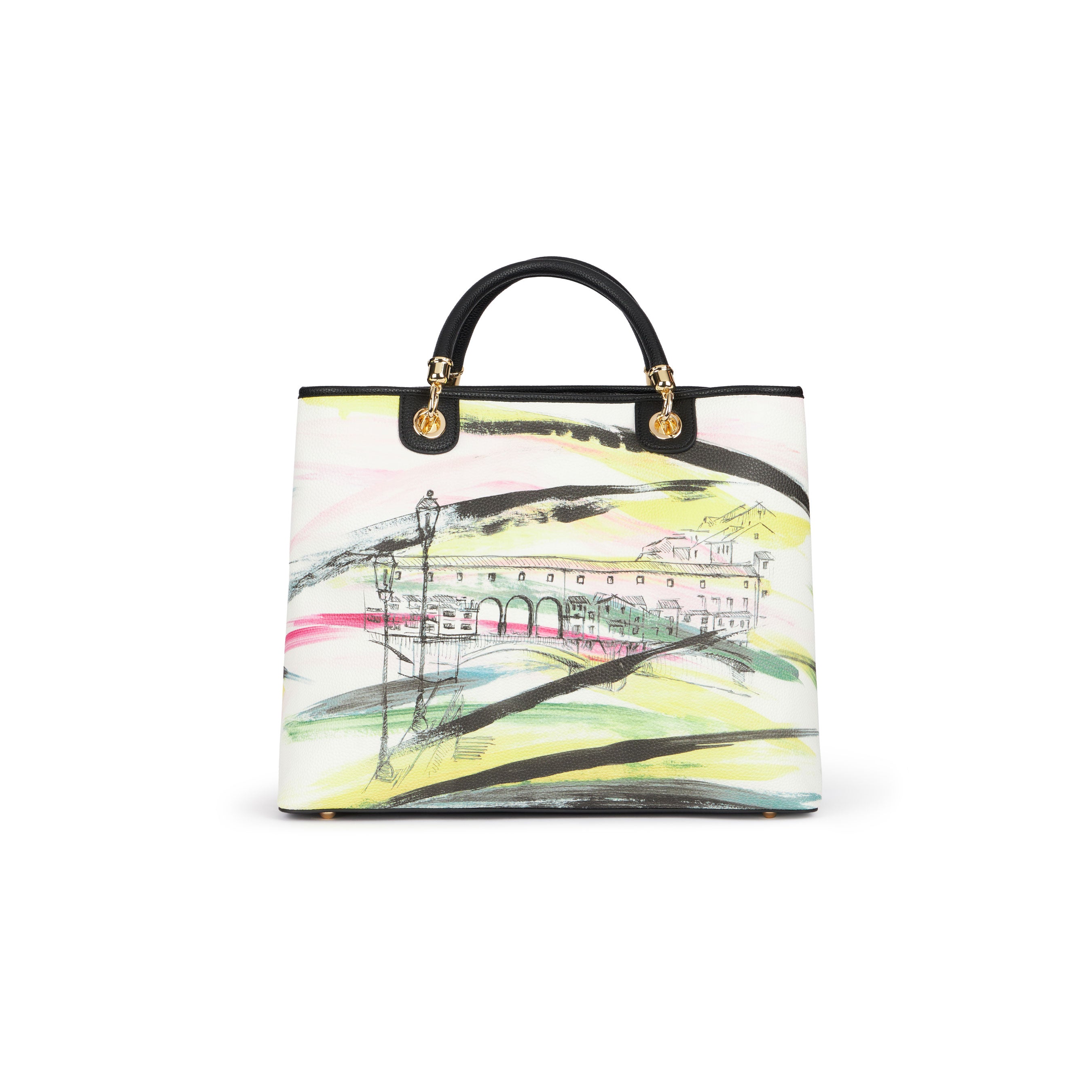 Borsa Braccialini Cartoline Polisynt