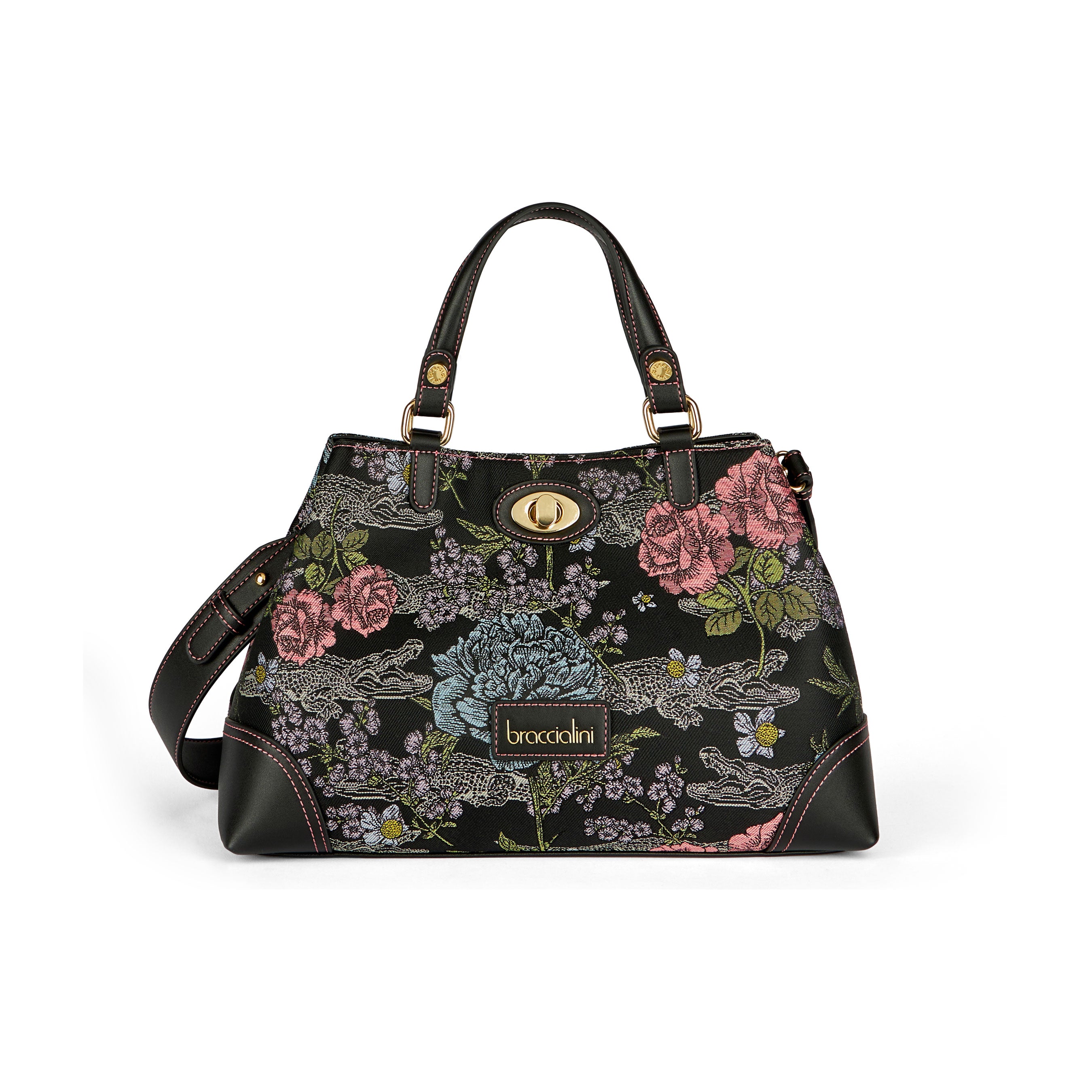 Borsa Braccialini Jacquard