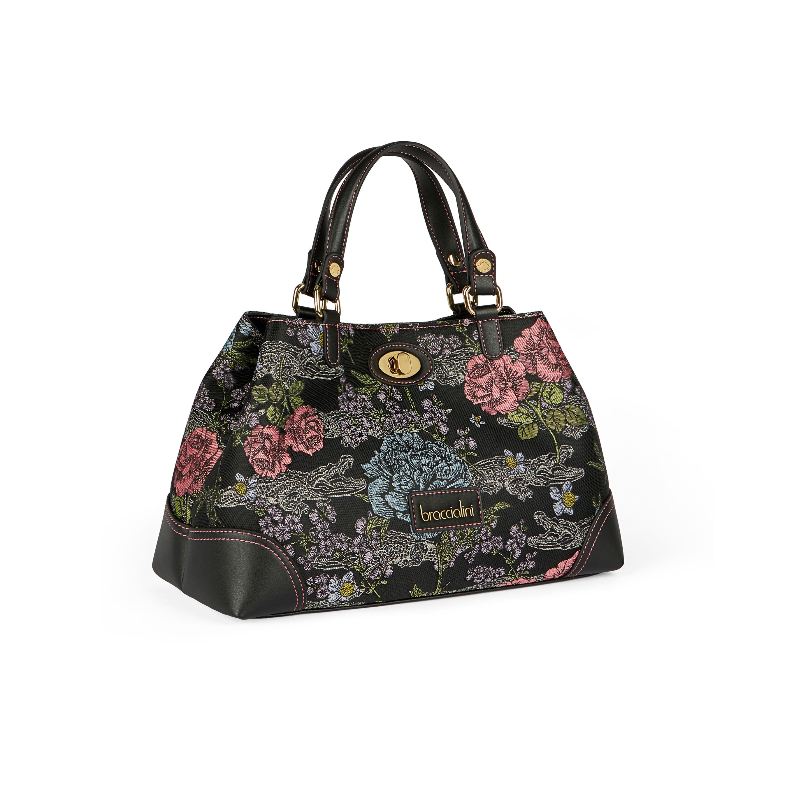 Borsa Braccialini Jacquard
