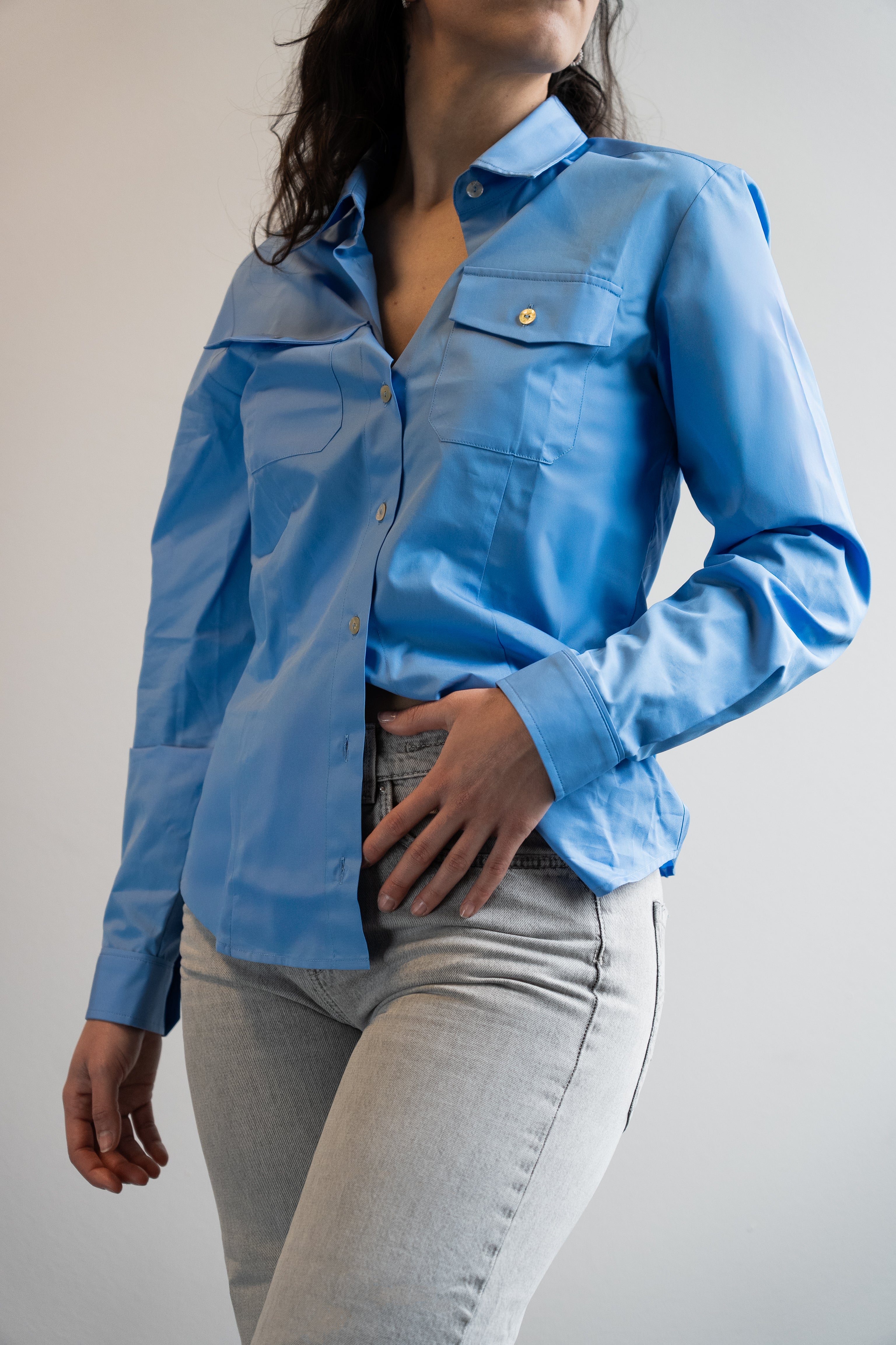 Camicia con tasche applicate Perseo