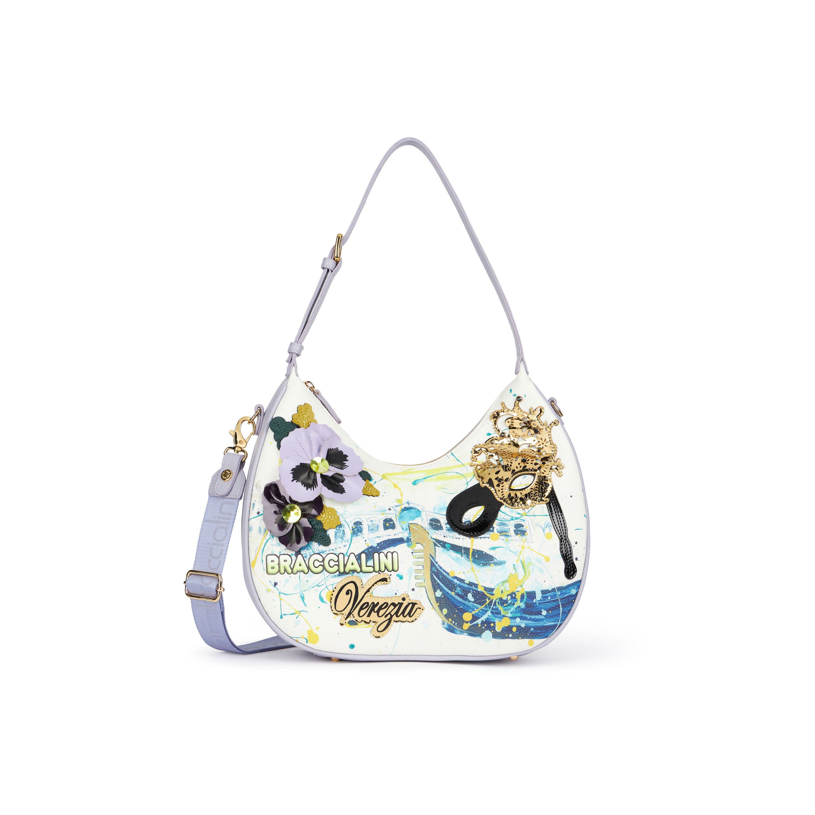 Borsa Braccialini Cartoline Polisynt
