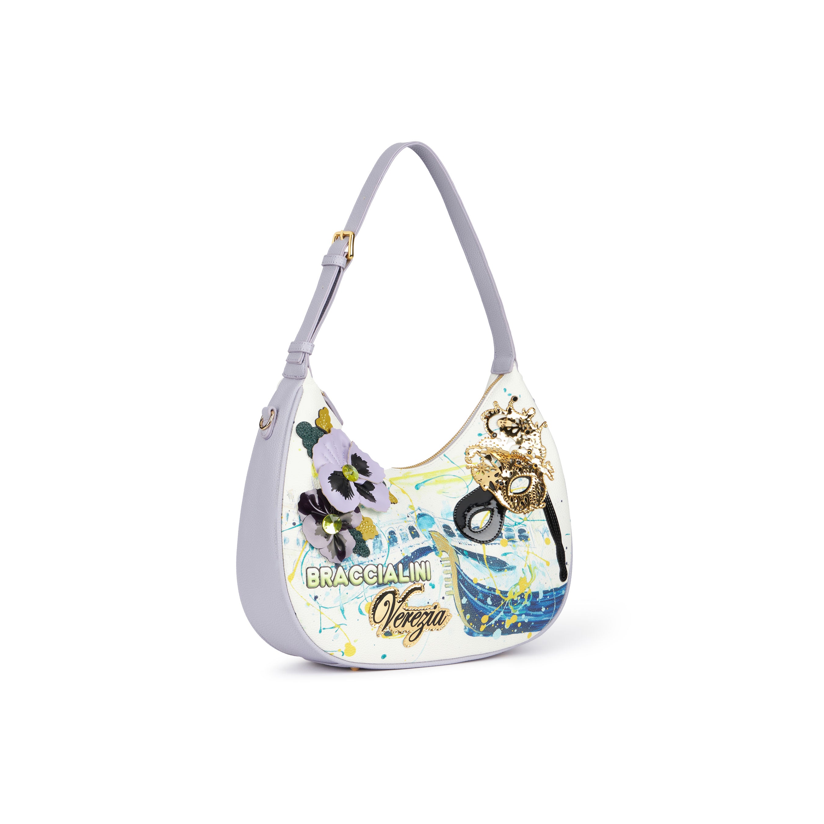 Borsa Braccialini Cartoline Polisynt
