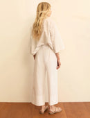 Pantalone in popeline con cintura - Emme Marella
