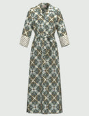 Chemisier a manica tre quarti in twill  - Emme Marella