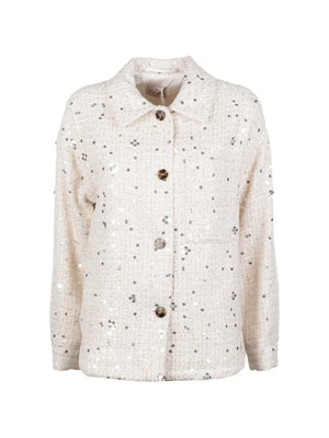 Giacca in tweed con paillettes - Emme Marella